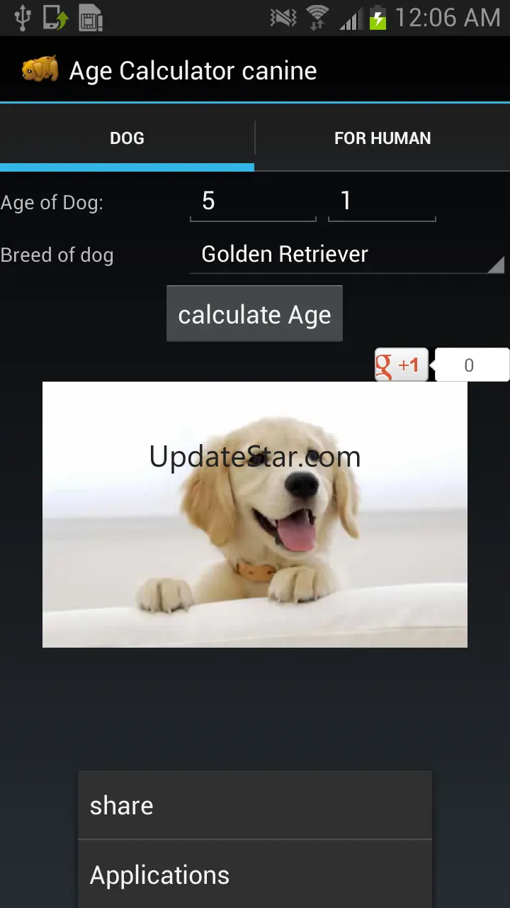 Age Calculator canine free 1.1