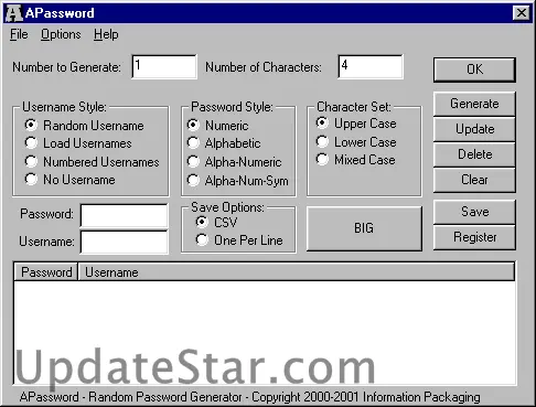 APassword 1.1
