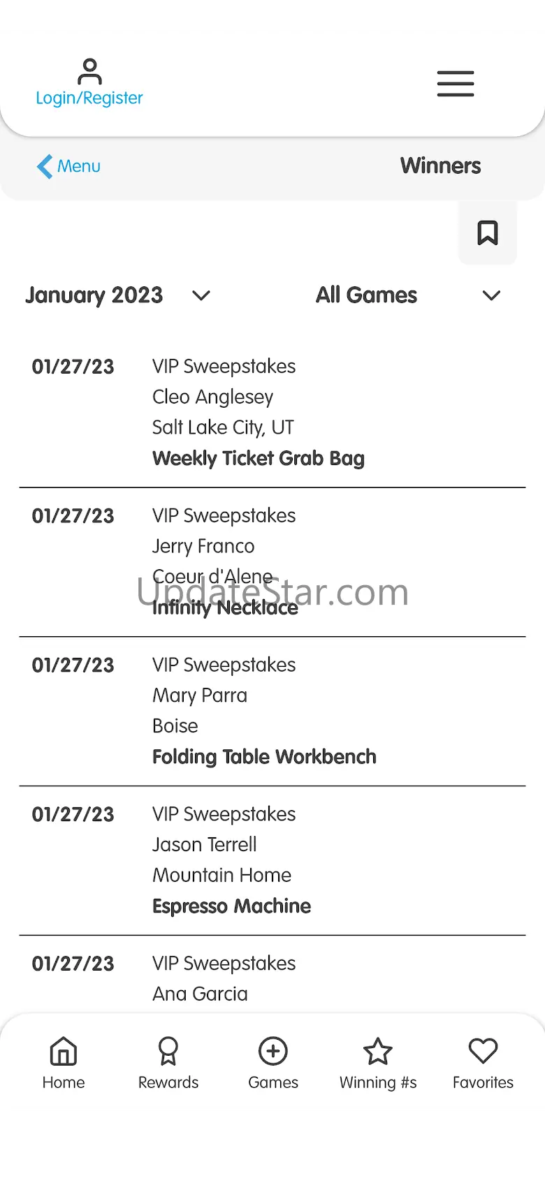Idaho Lottery 4.4.45