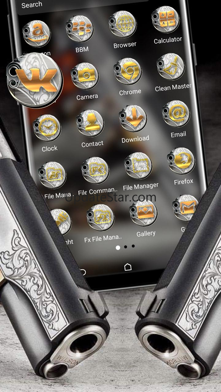 Fancy Gun Launcher Theme 2.8