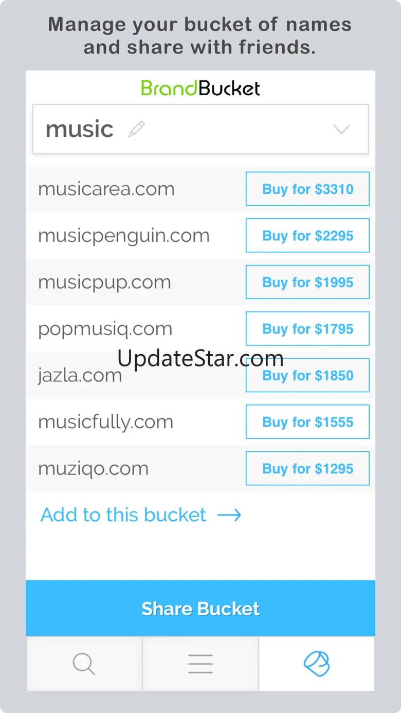 BrandBucket 1.0