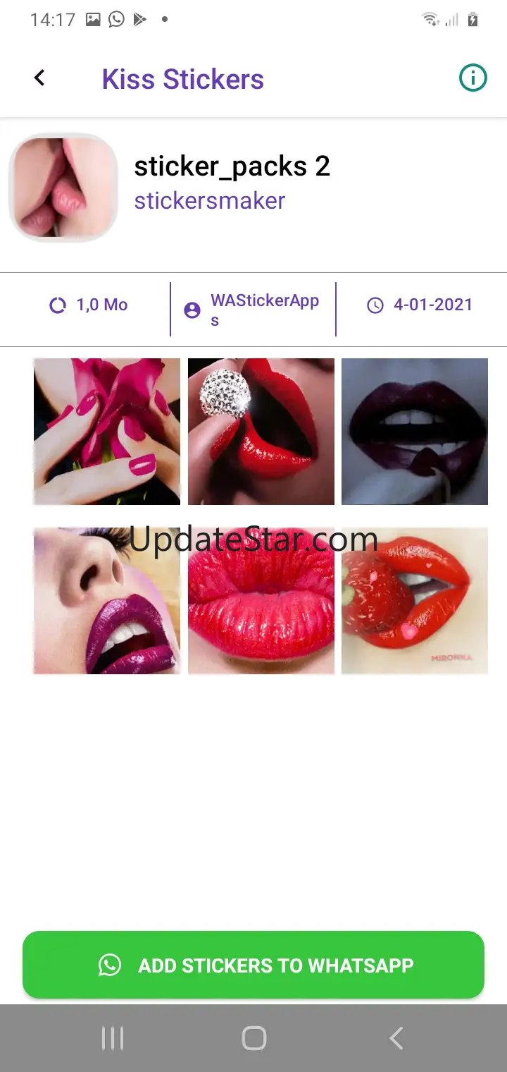 Animated Kiss stickers GIF v6.2