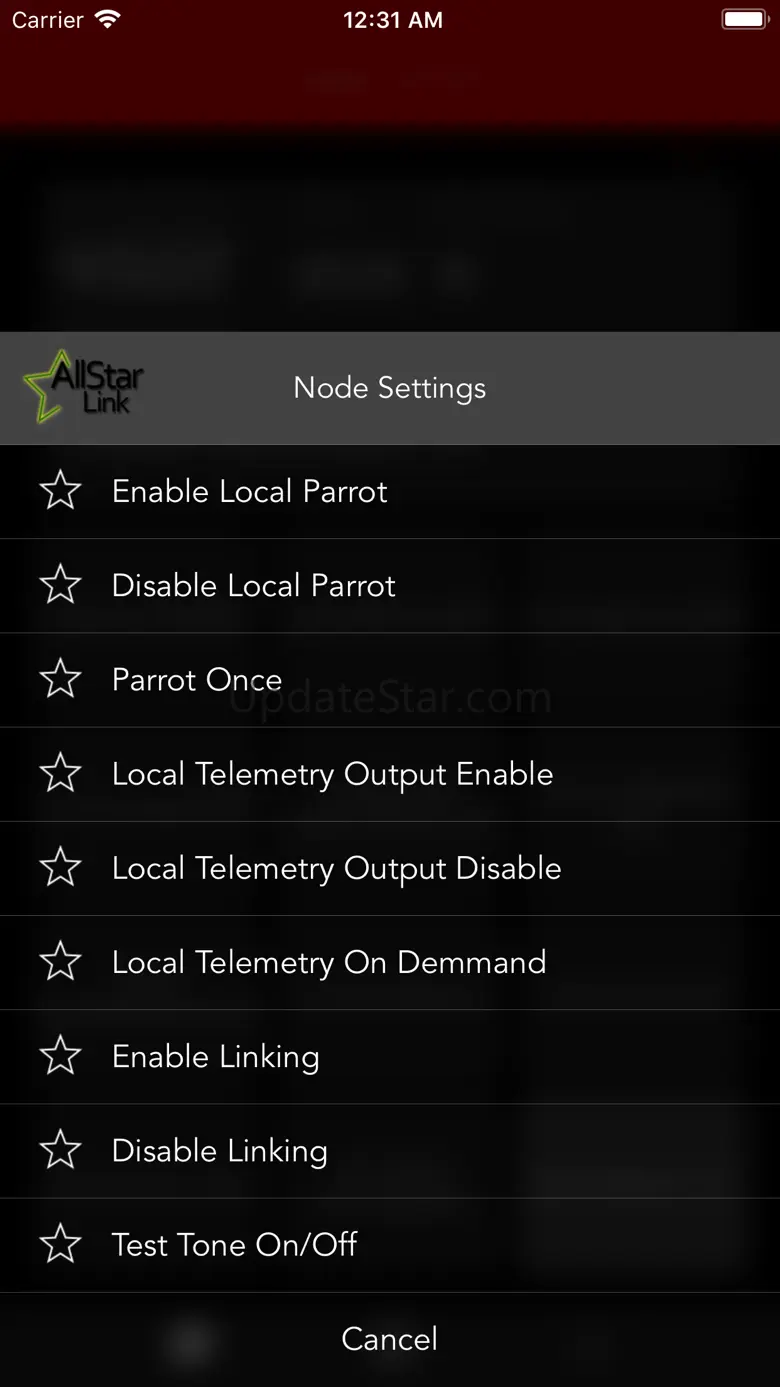Node Remote for ALLSTAR 1.7