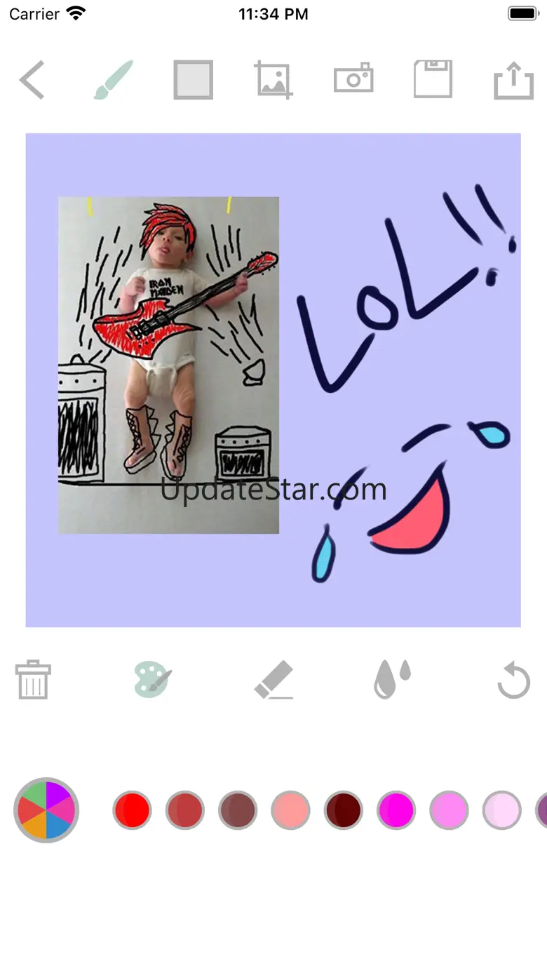 Draw notes with photos 1.2