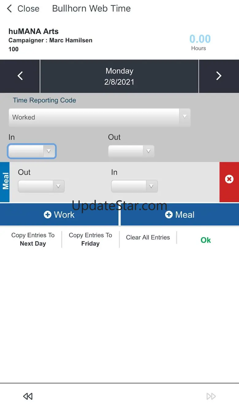 Bullhorn Time & Expense Mobile 3.0