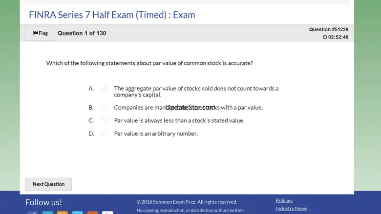 Solomon Exam Prep 1.3