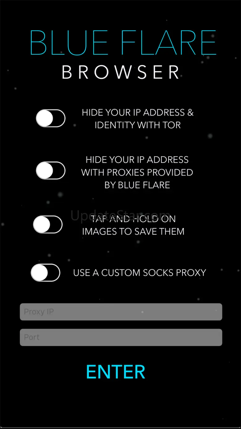 Blue Flare Anonymous Browser: Hide Your IP Address 1.0.1