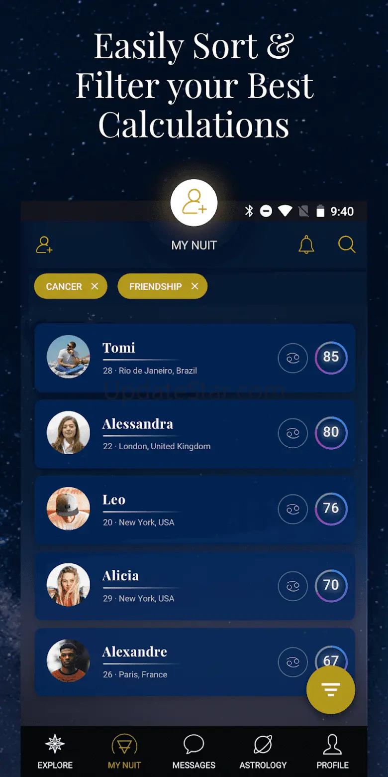 NUiT Astrology Match, Dating 1.7.25