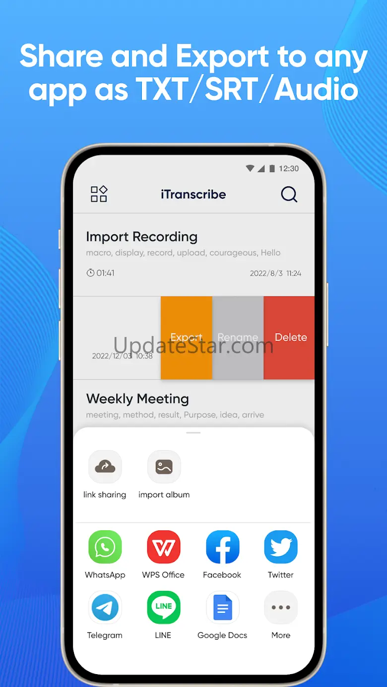 iTranscribe - Voice to Text 2.4.0