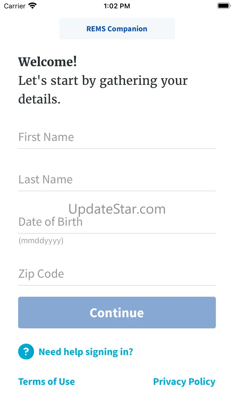REMS Companion App 1.71