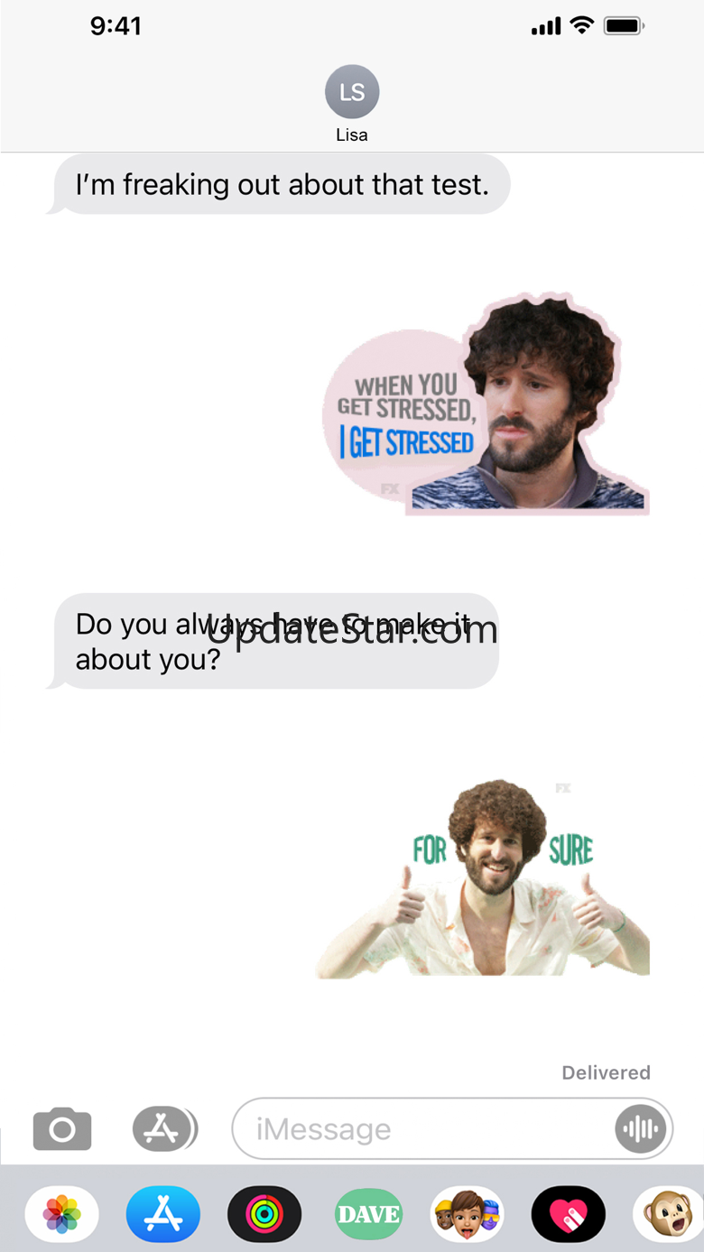 DAVE Stickers 1.8.1