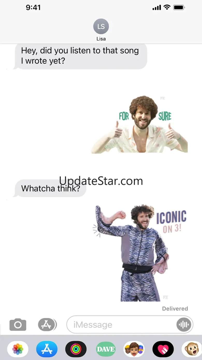 DAVE Stickers 1.8.1