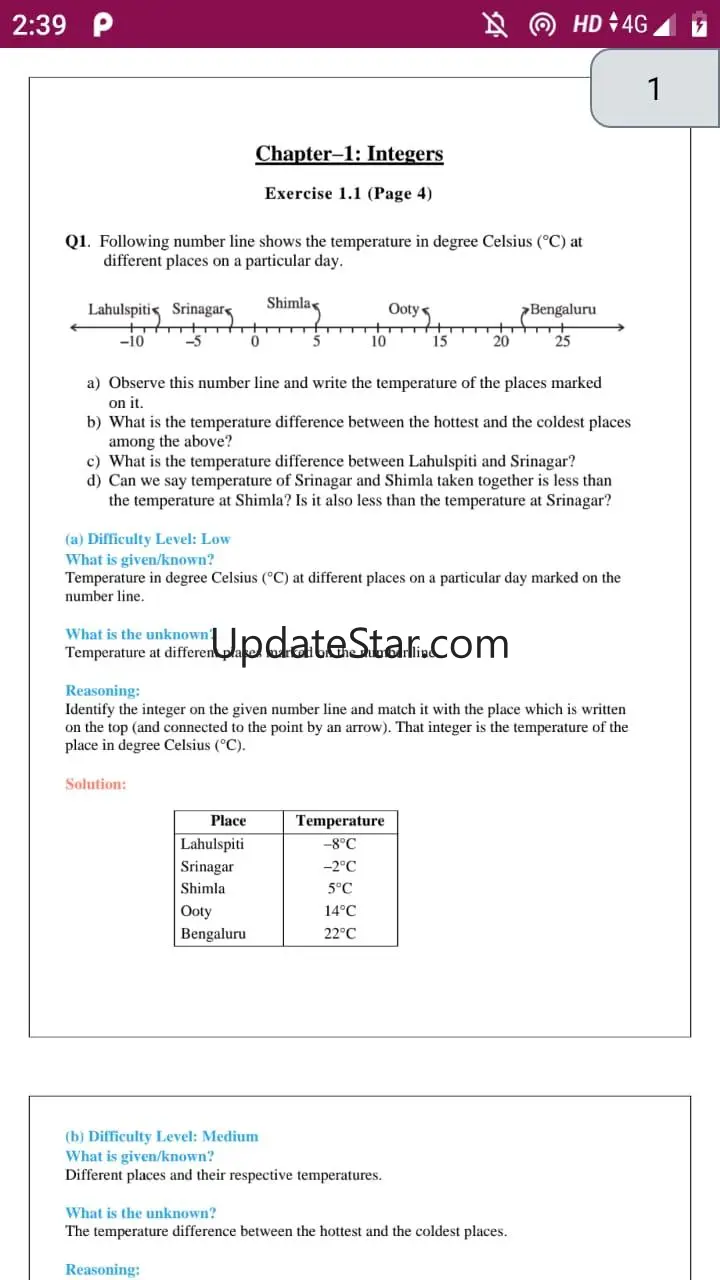 Class 7 Maths NCERT Solution 5.70