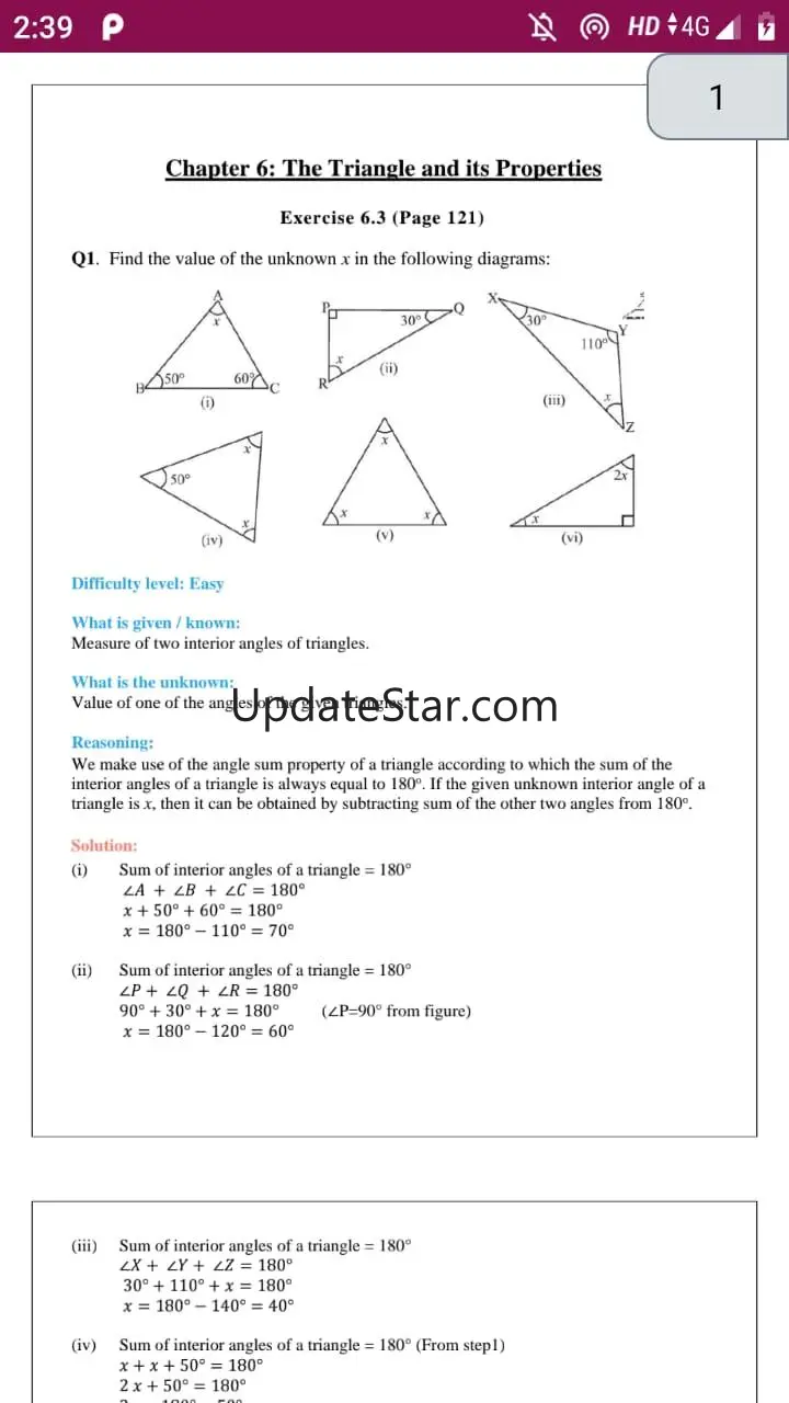 Class 7 Maths NCERT Solution 5.70