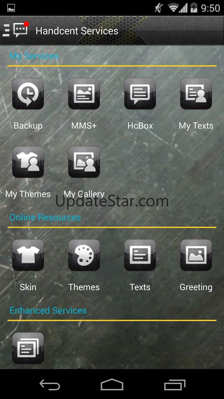 Handcent 6 Skin Metal 7.0