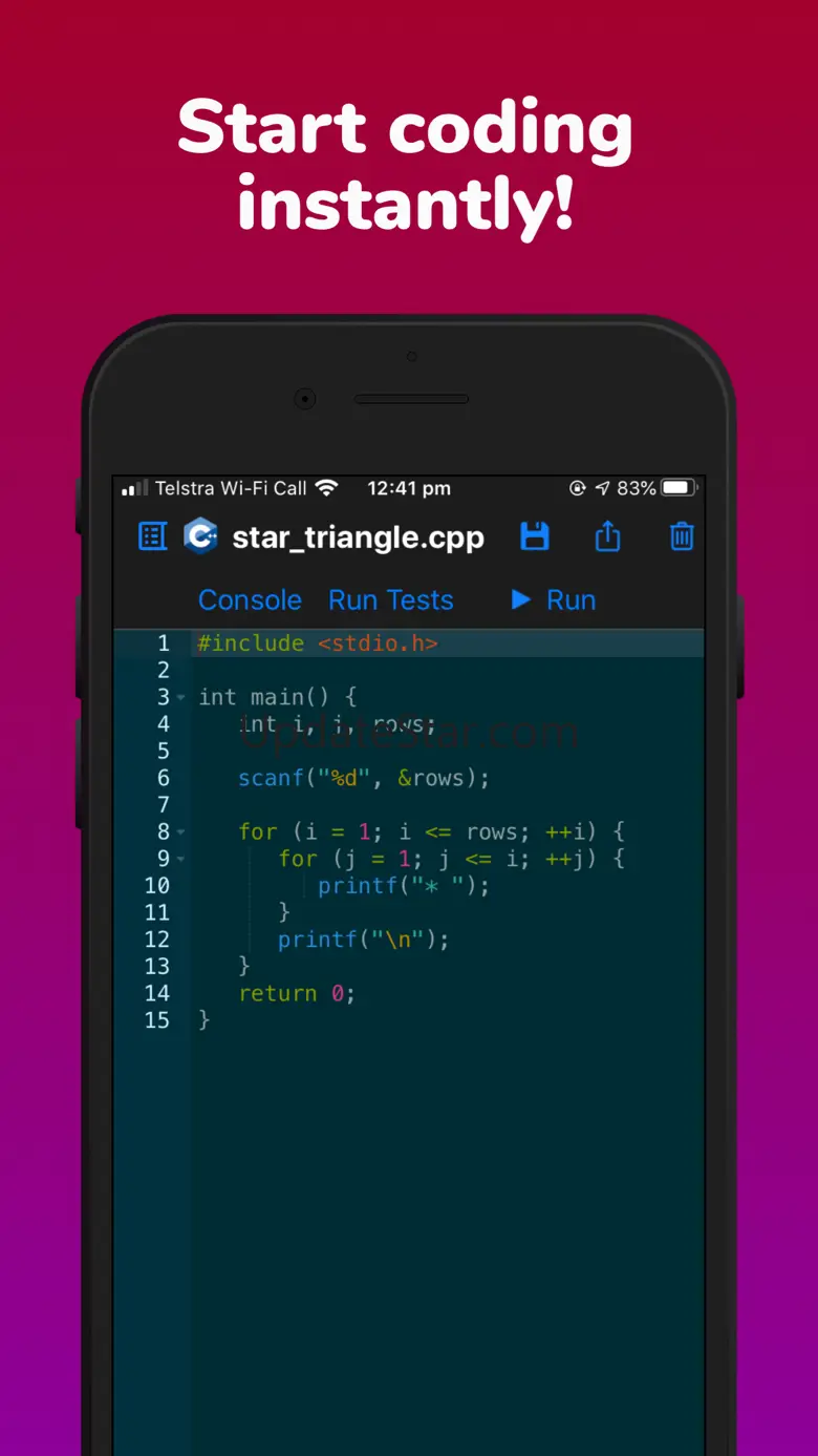 Code - Compile & Run Program 3.5