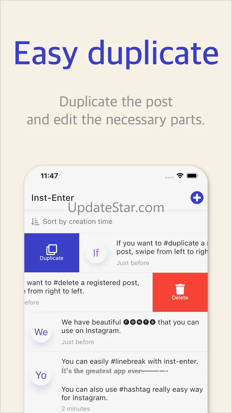 Inst-enter : fonts & emoticons 1.1.4