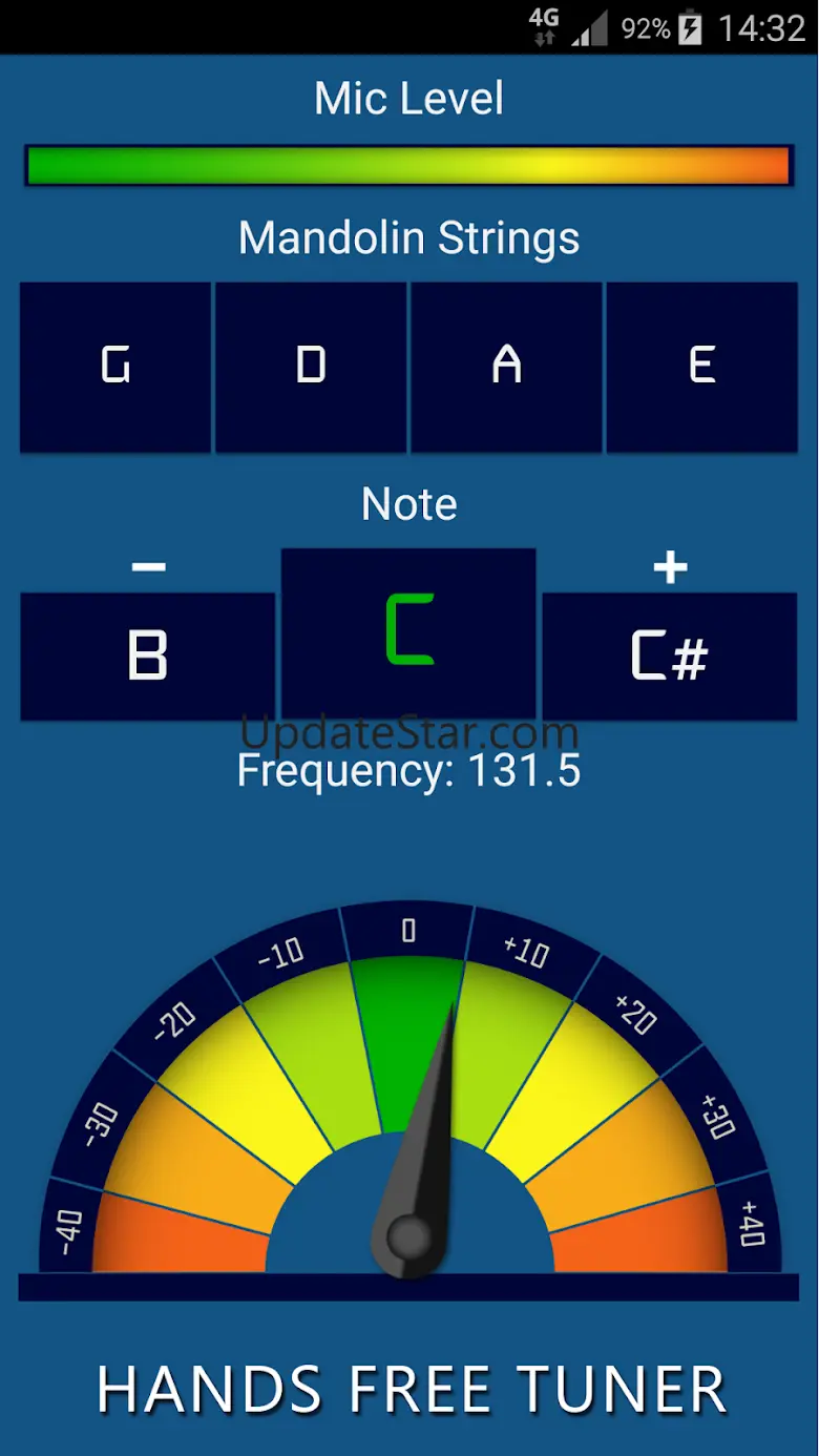 Mandolin Tuner: Fast & Precise 12.0