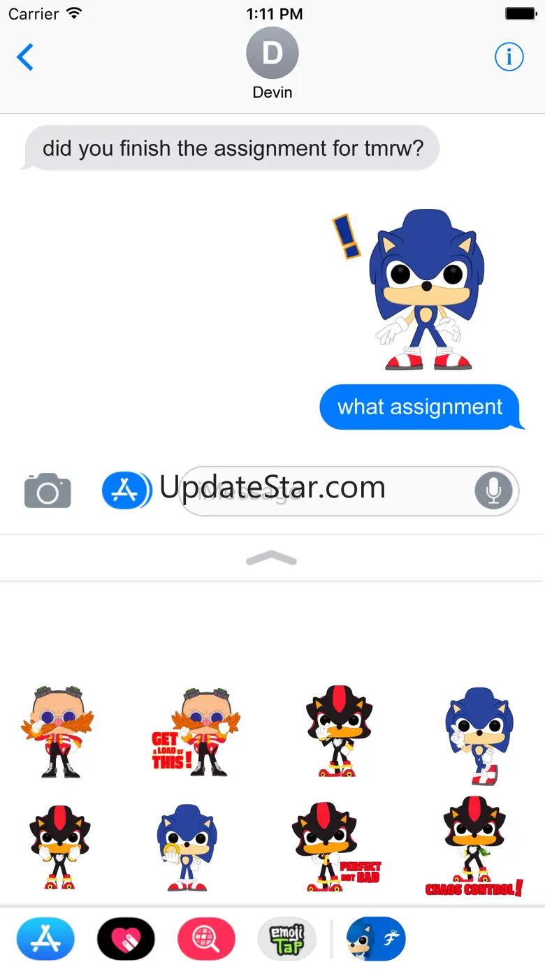Sonic POP! Stickers by Funko 1.0