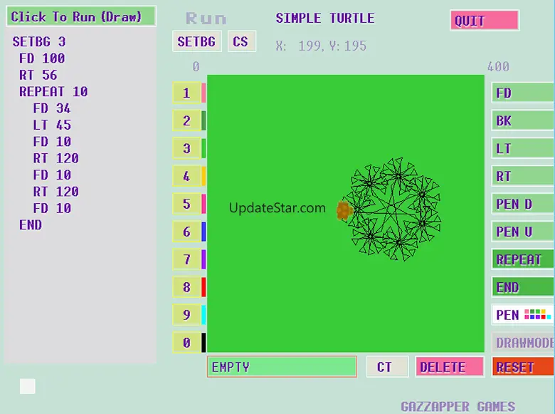 Simple Turtle LOGO 2.05