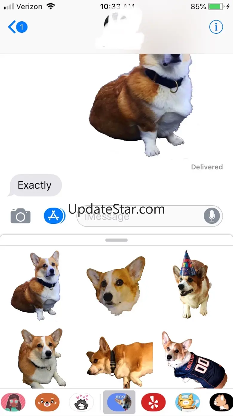 Corgi Rick Rick Sticks 1.2