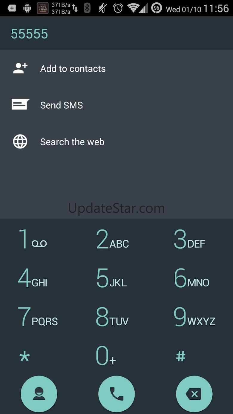 Dialer theme Droid L drupe 100