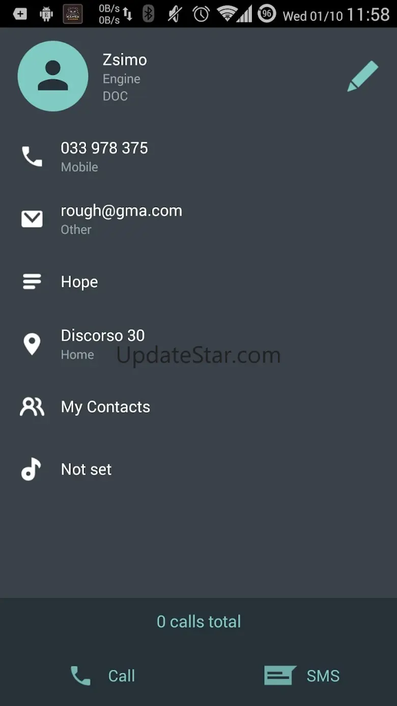 Dialer theme Droid L drupe 100