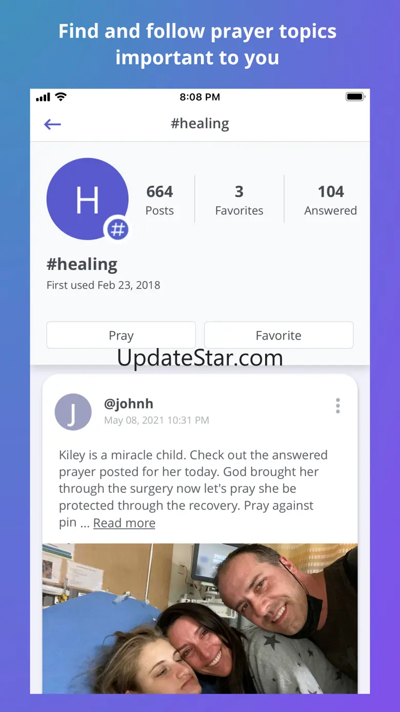 Uplift Prayer 4.3.8