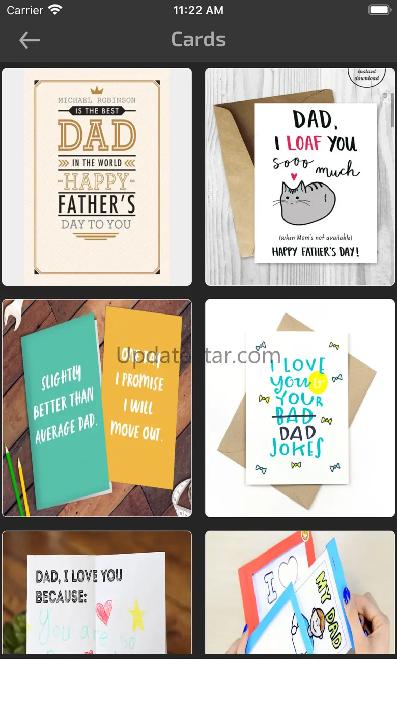 Fathers Day Wishes Frame Cards 1.2