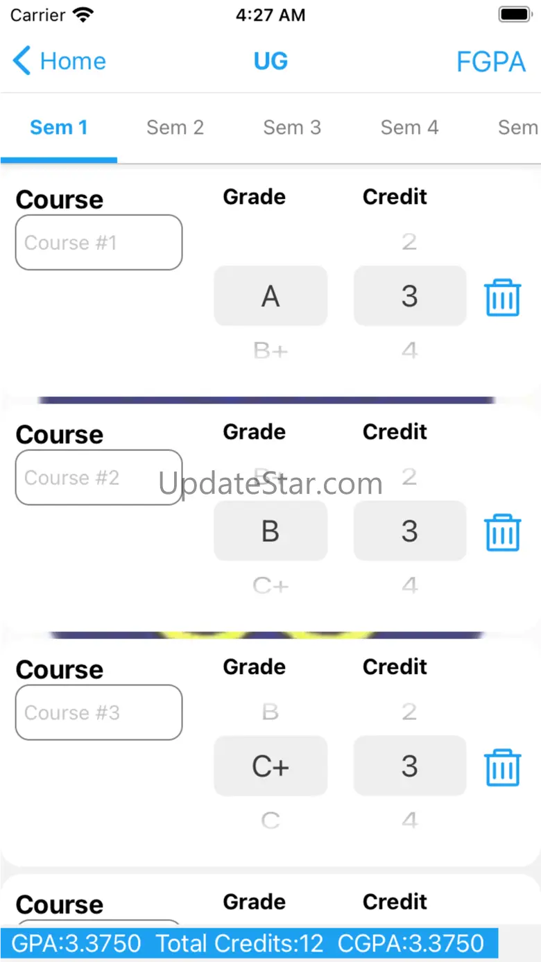 TReC GPA Calculator 1.13