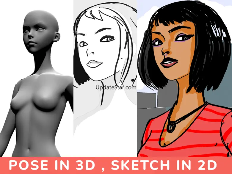 Easy Sketch Pose 1.0
