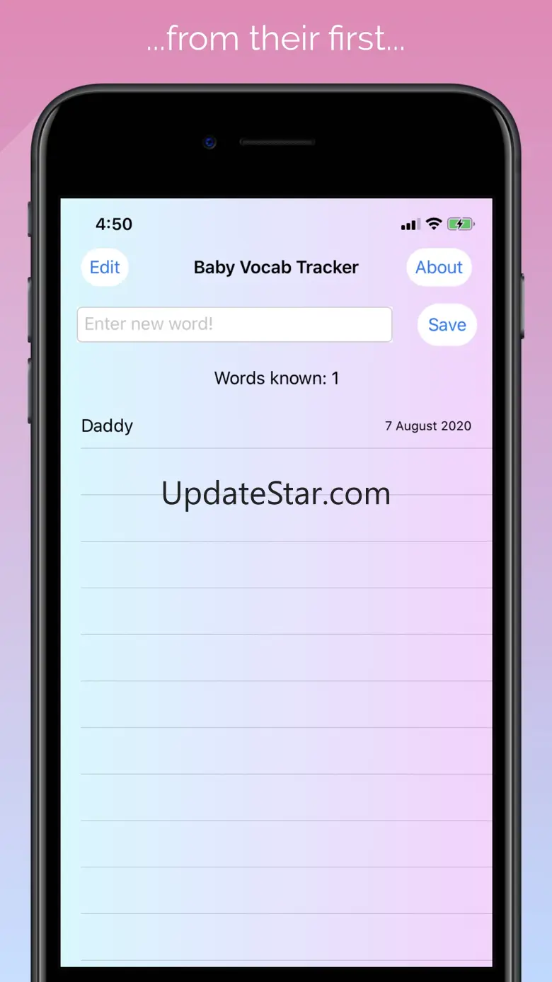 Baby Vocab Tracker 3.0