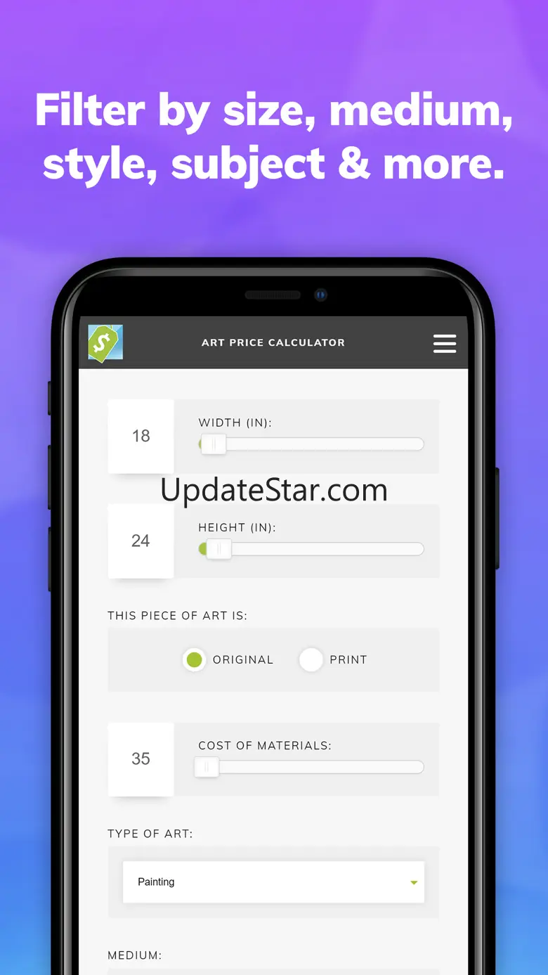 Art Price Calculator 2.1.8