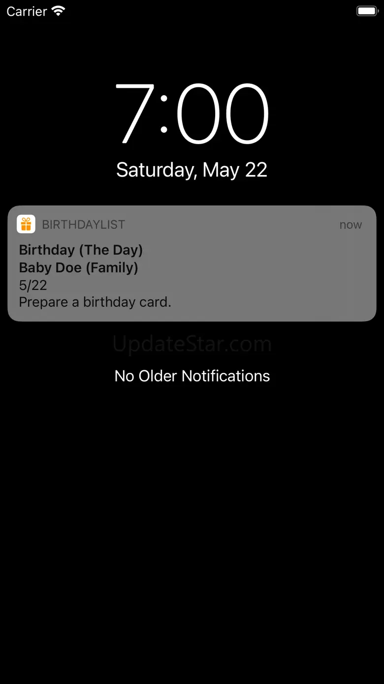 Birthday List - Alarm Reminder 2.0.8