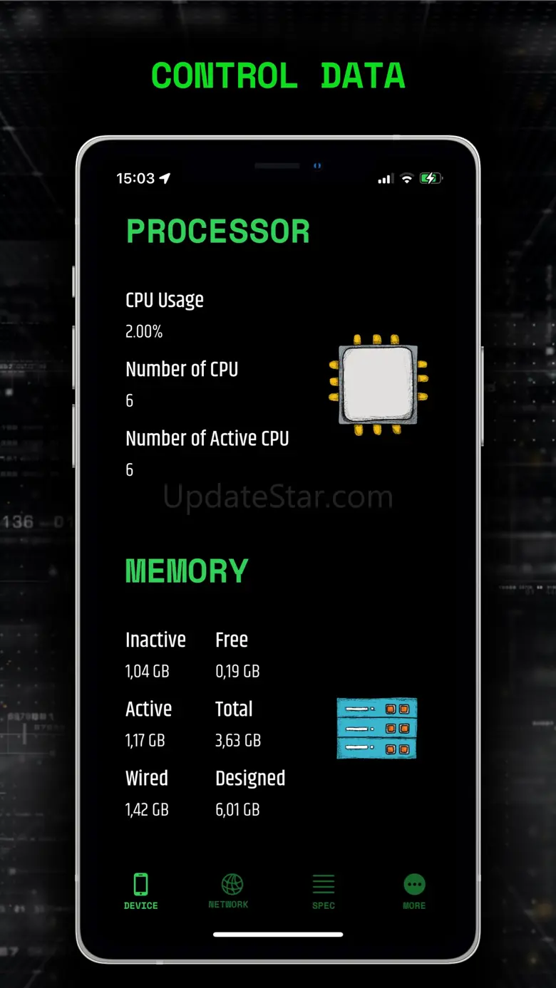 Battery & CPU Usage Widget 1.0.0