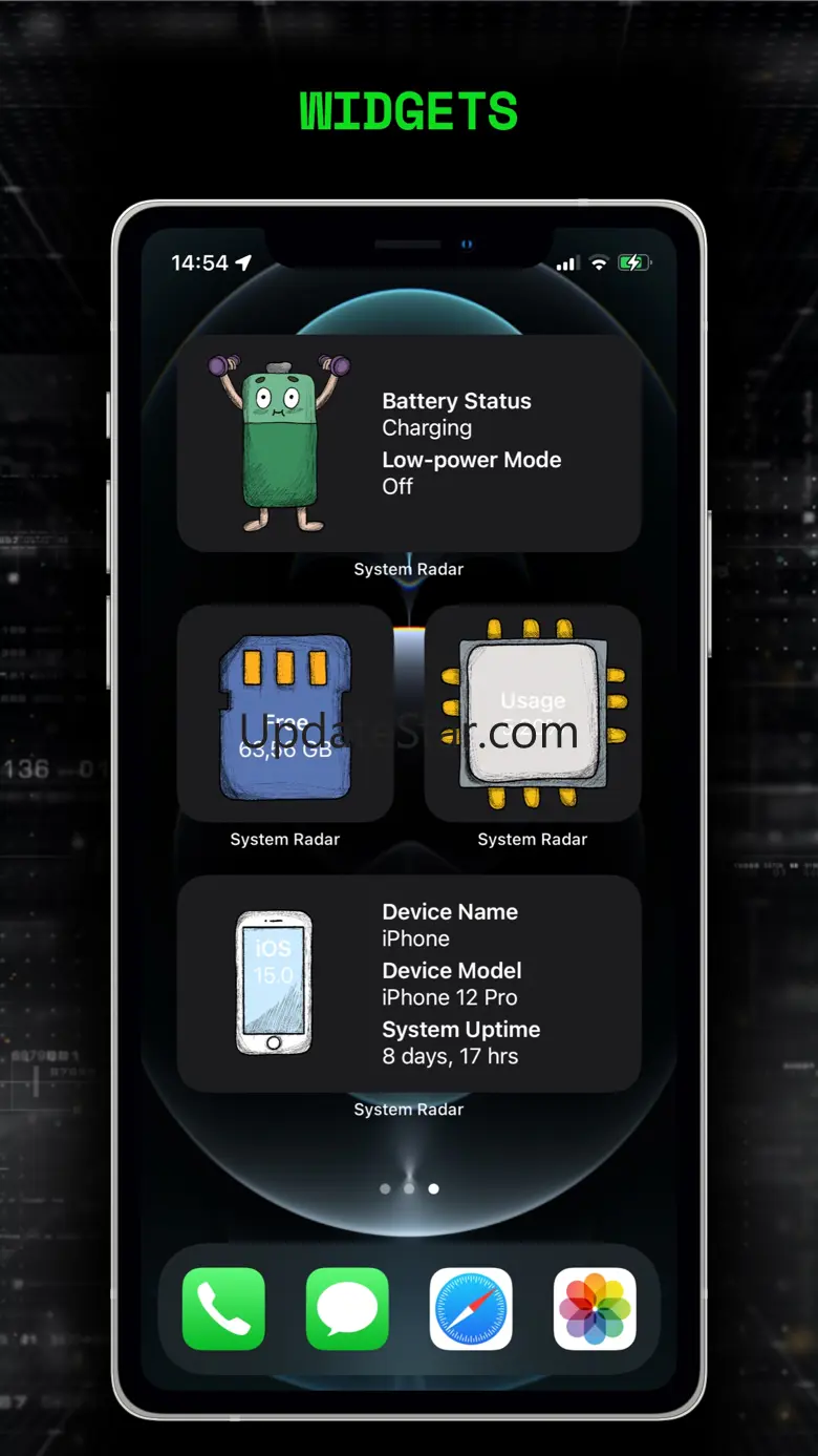 Battery & CPU Usage Widget 1.0.0