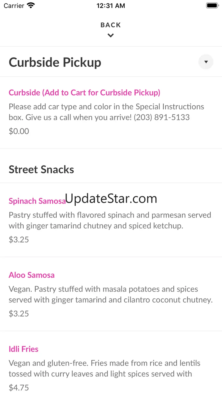 Pataka Vegetarian Indian Food 3.8.1