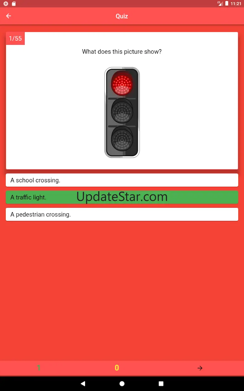 RTA Signal Test: Traffic Signs 1.1.2