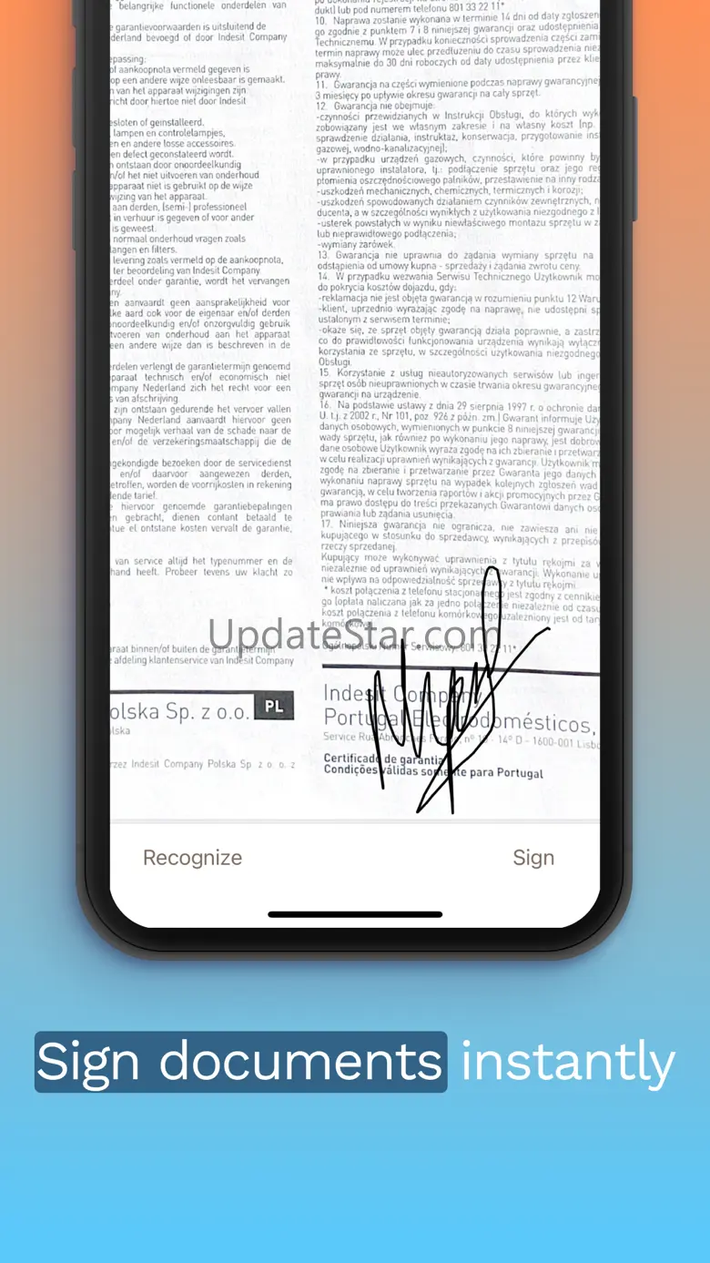 Cam PDF documents scanner app 1.2