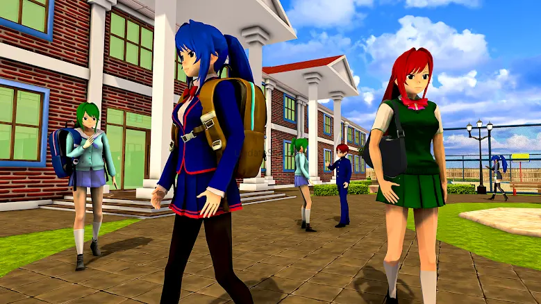 Anime High School Girl Life 24 2.1