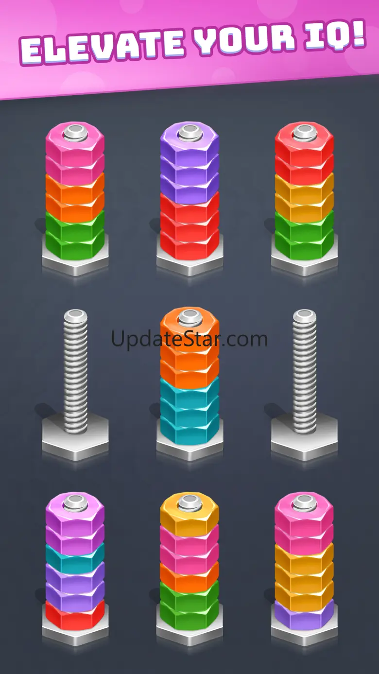 Nuts & Bolts - Screw Sort 3d 1.0