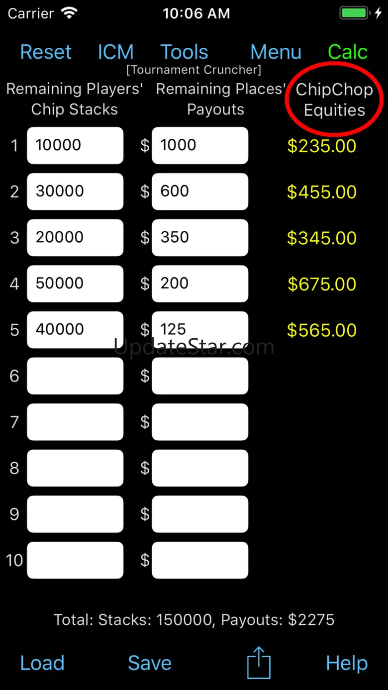 Tournament Cruncher (ICM) 10.3