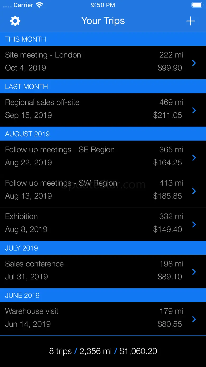 Business Trip Tracker 2.2.1