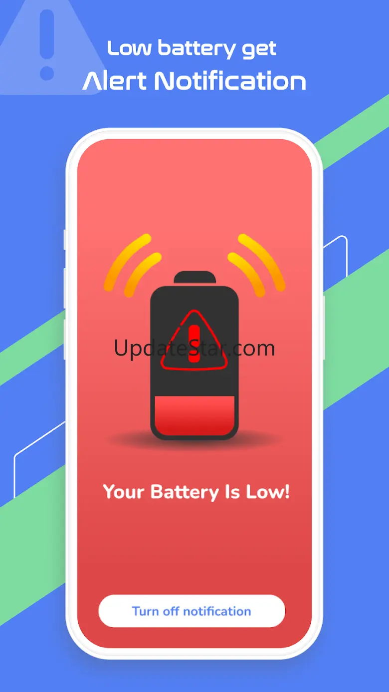 Battery charge notification 8.1.7