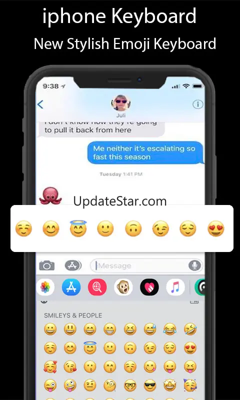 iphone keyboard : iOS Emojis 1.18