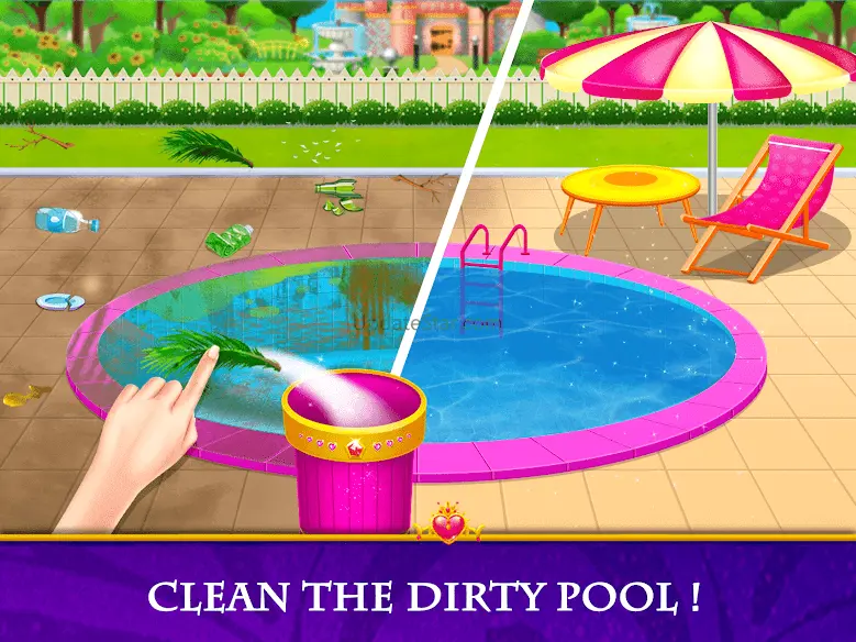 Princess House Cleaning Game 8.0