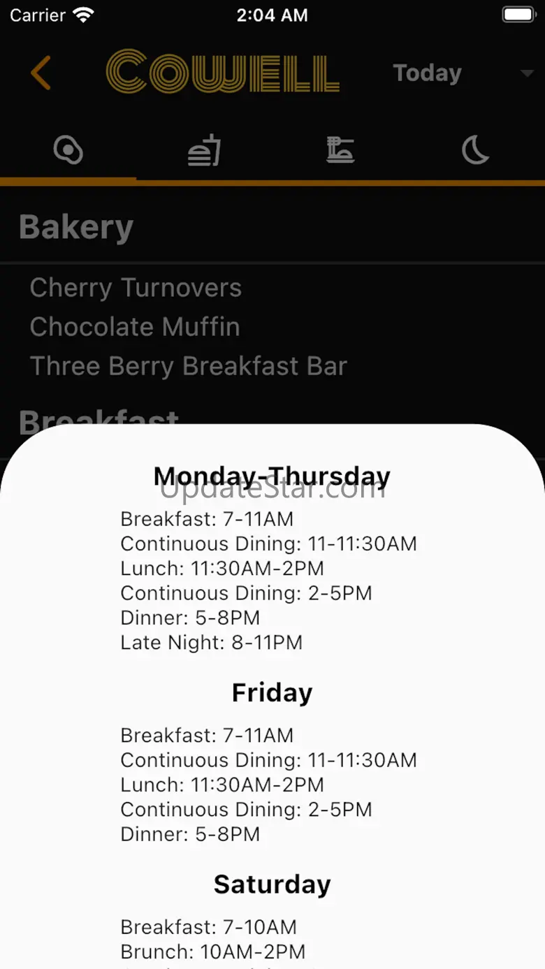 UCSC Menu 4.2.1