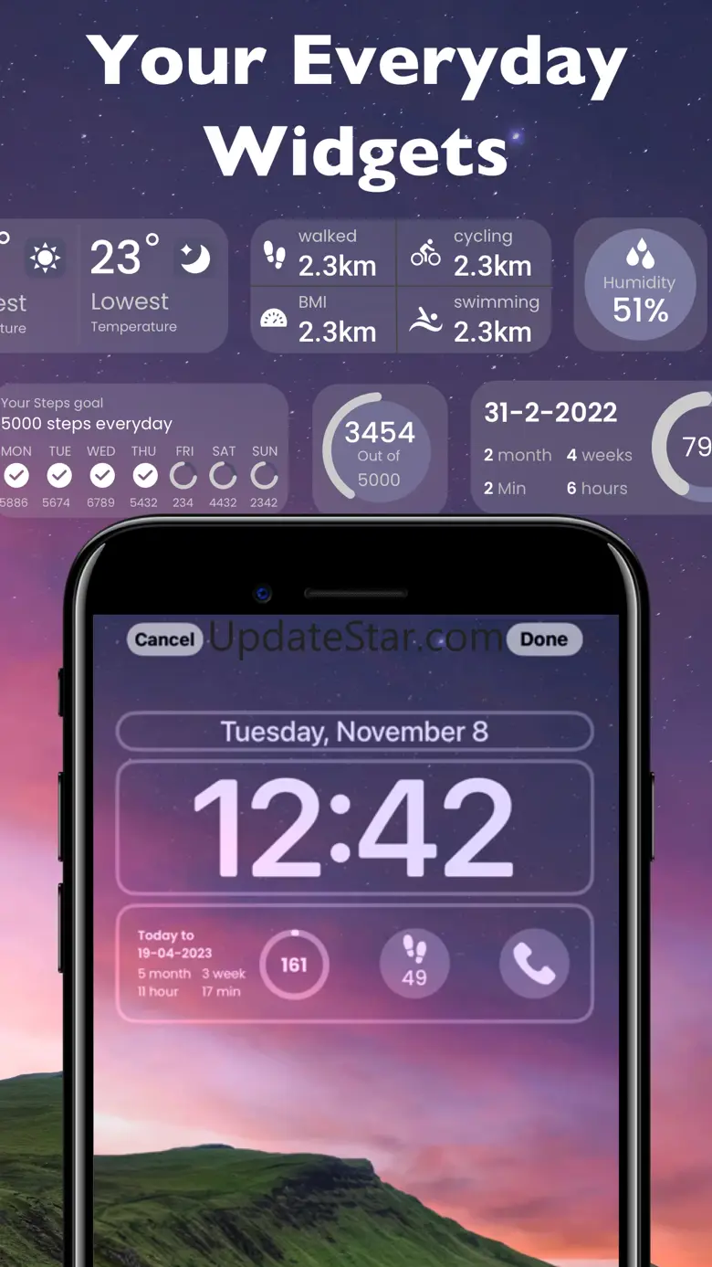 Lock Widget for Lockscreen 1.3