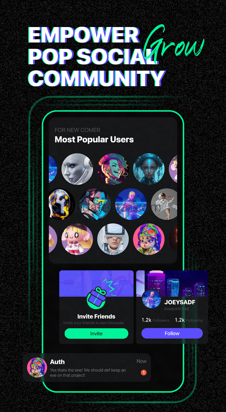 Pop Social: Web3 Create & Earn 3.2.2