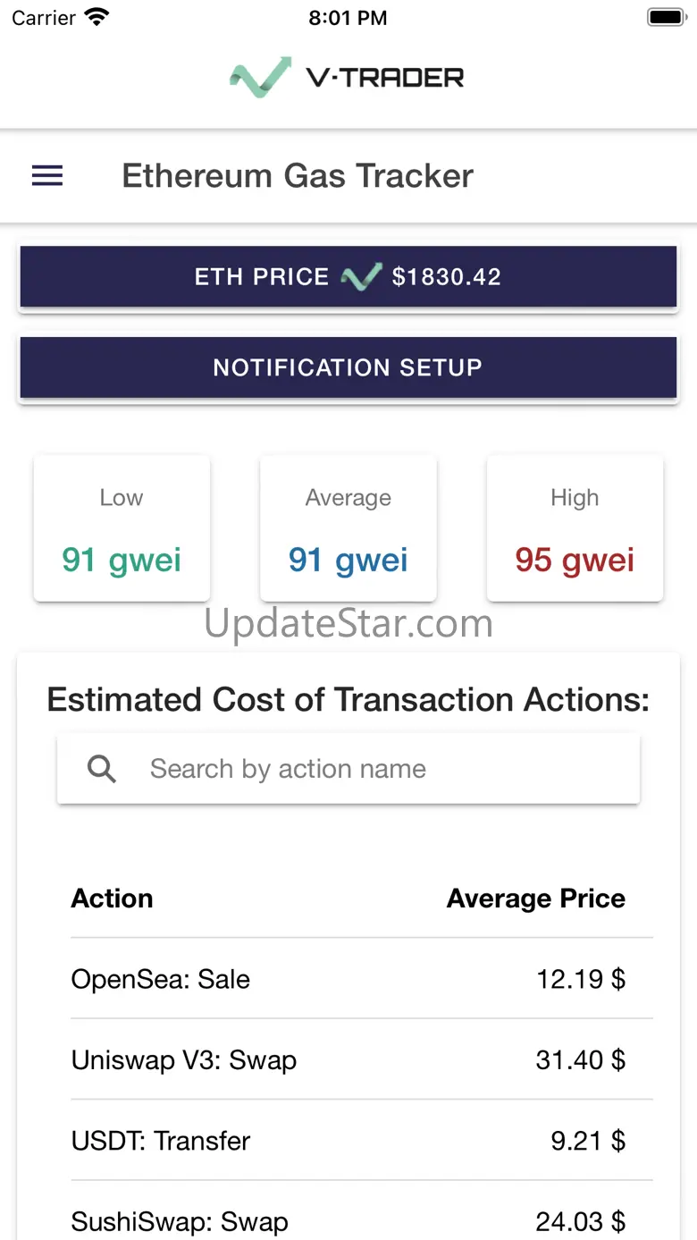 Ethereum Gas Tracker 1.3